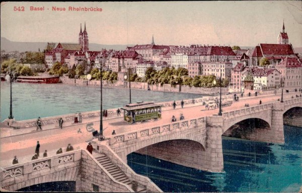 Basel - Neue Rheinbrücke Vorderseite