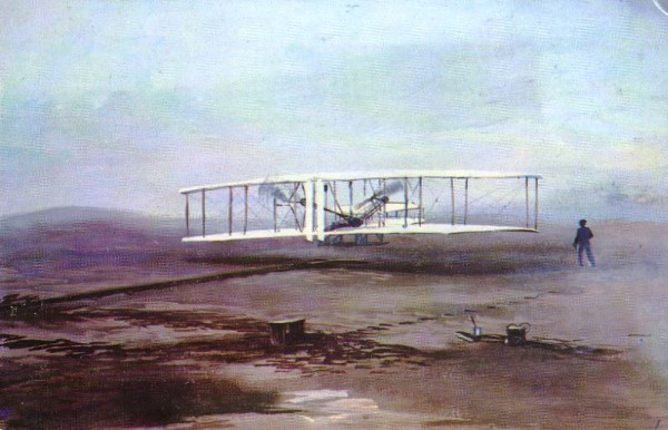 First Power-Driven Airplane Flight Wright Brothers - Kill Devil Hills - North Carolina