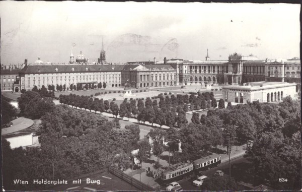 Heldenplatz mit Burg (Wien)