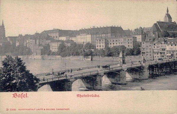 Basel - Rheinbrücke Vorderseite