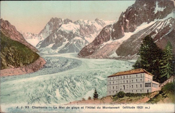 Chamonix, Hôtel du Montanvert Vorderseite