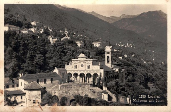 Locarno, Madonna del Sasso, 1929 Vorderseite