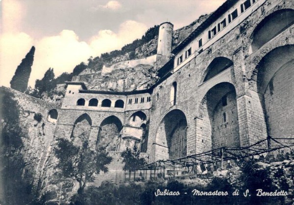 Subiaco - Monastero di S. Benedetto Vorderseite