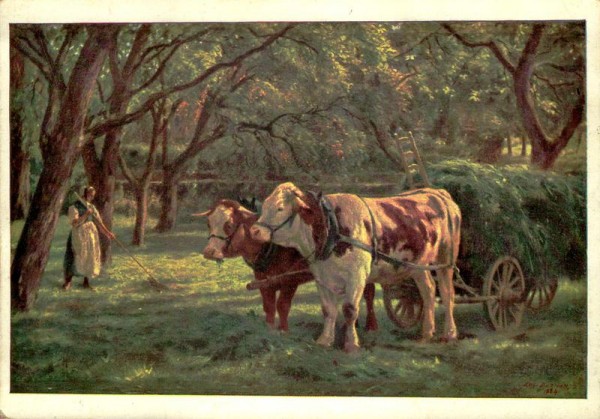 Eugène Burand, La Fauchée Vorderseite
