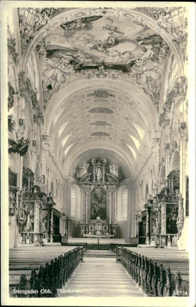 Steingaden Obb - Pfarrkirche Vorderseite