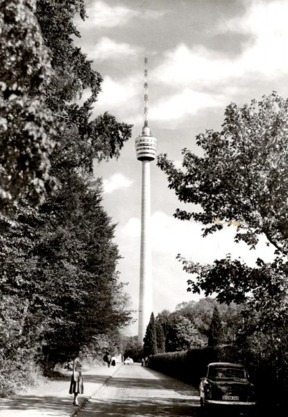Stuttgart, Fernsehturm Vorderseite