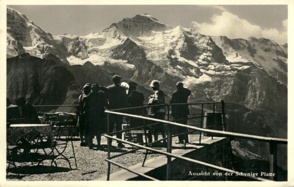 Aussicht von der Schynige Platte Vorderseite