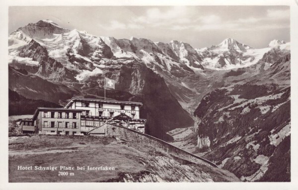 Hotel Schynige Platte bei Interlaken (2000m)