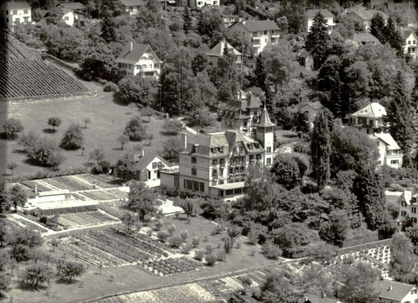 Altersheim "Sonnenhof", Erlenbach ZH - Flugaufnahmen Vorderseite