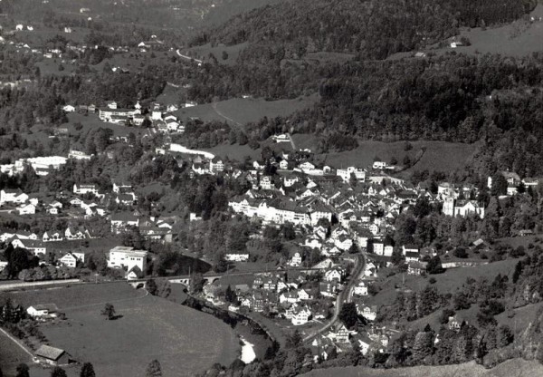 Lichtensteig SG - Flugaufnahme Vorderseite