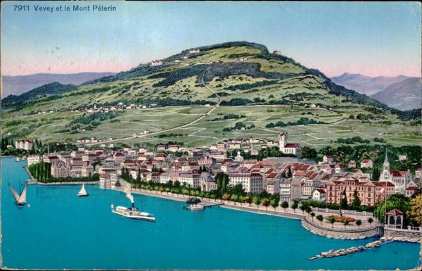 Vevey und der Pélerin Vorderseite