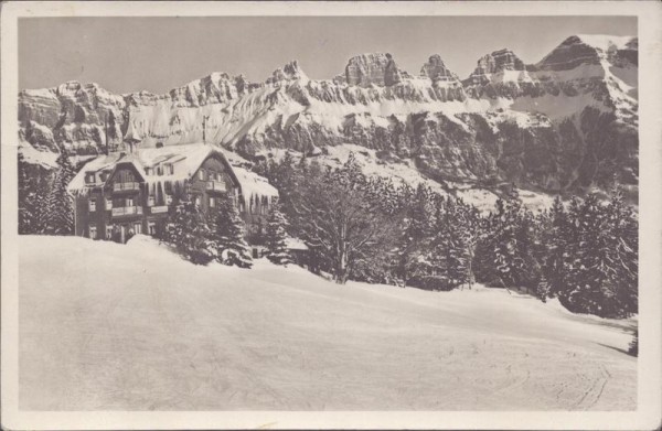 Flumserberg, Kurhaus Tannenheim Vorderseite
