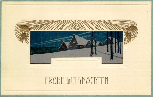 Frohe Weihnachten Vorderseite
