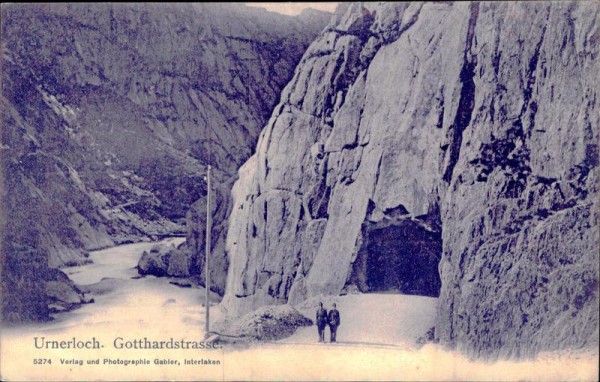 Urnerloch, Gotthardstrasse Vorderseite