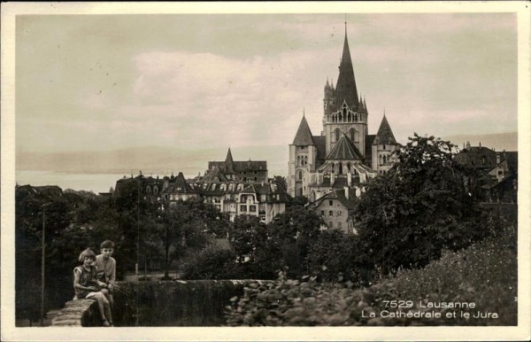 Lausanne - La Cathédrale et le Jura Vorderseite