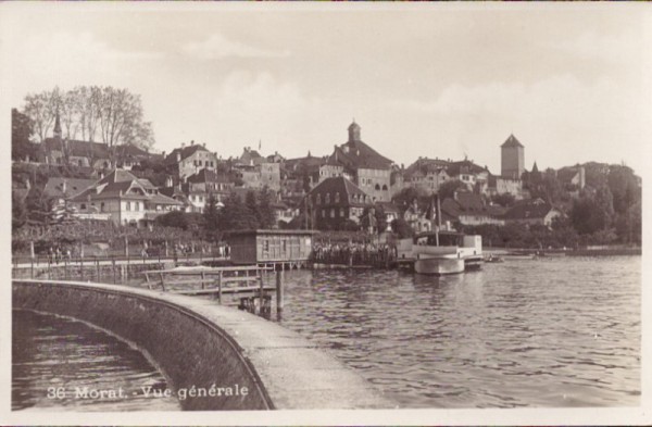 Murten/Morat. Vue générale.