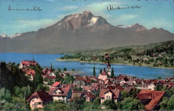 Küssnacht a. Rigi mit Pilatus Vorderseite