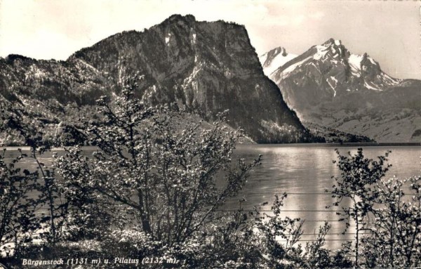 Bürgenstock. Pilatus Vorderseite