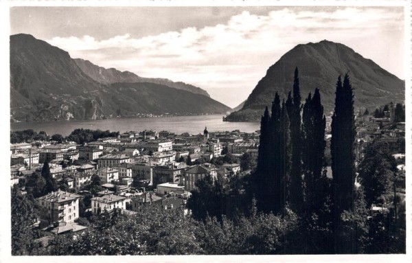 Lugano. Panorama - Monte S. Salvatore Vorderseite