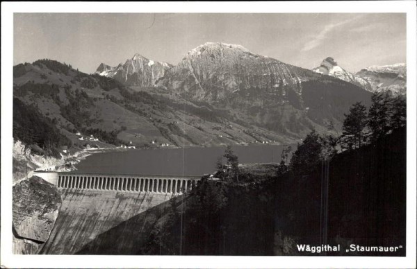 Wäggithal - "Staumauer" Vorderseite
