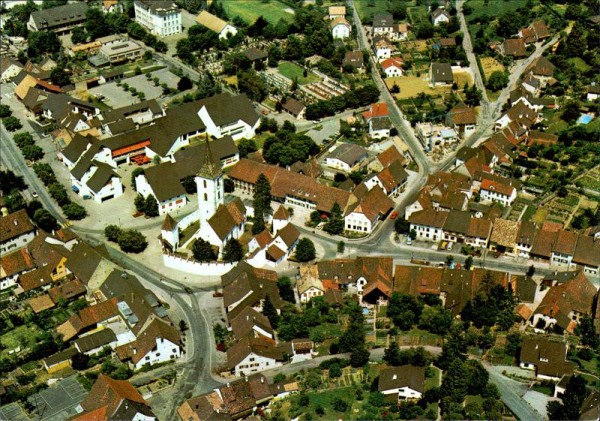 Muttenz, Flugaufnahme Vorderseite