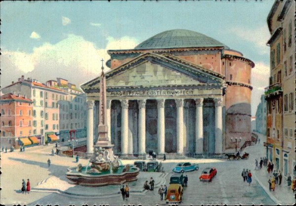 Das Patheon (Rom) Vorderseite