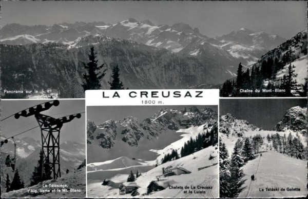 La Creusaz (1800 m) Vorderseite