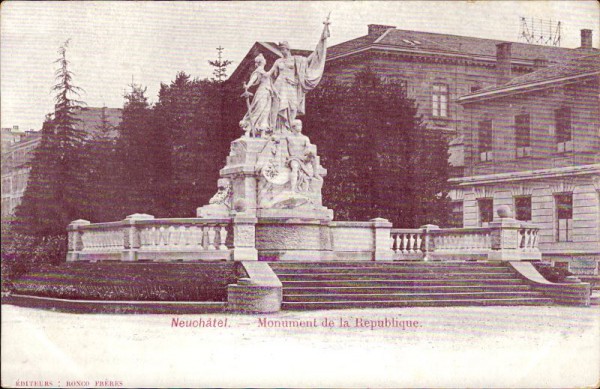 Neuchâtel, Monument de la Republique