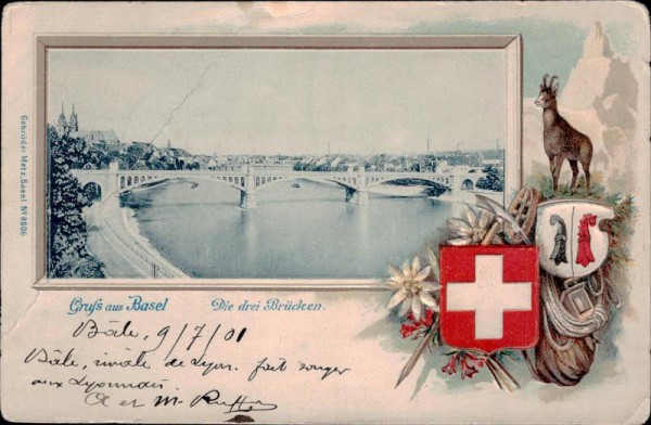 Gruss aus Basel Vorderseite
