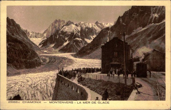 Chamonix, Montenvers Vorderseite