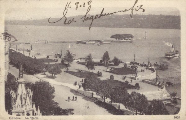 Traversée de la rade de Genève