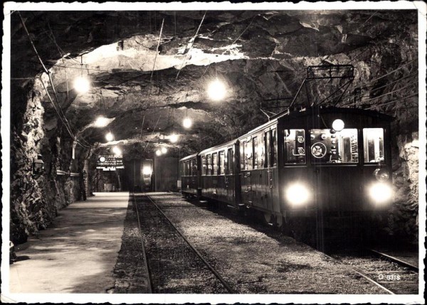 Jungfraubahn, Endstation Vorderseite