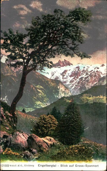 Engelbergertal - Blick auf Gross-Spannort (3198 m) Vorderseite
