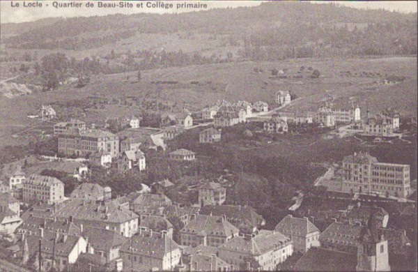 Quartier de Beau-Site et Collège primair, Le Locle