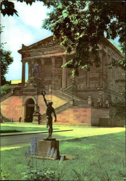 Berlin - Hauptstadt der DDR, Nationalgalerie Vorderseite