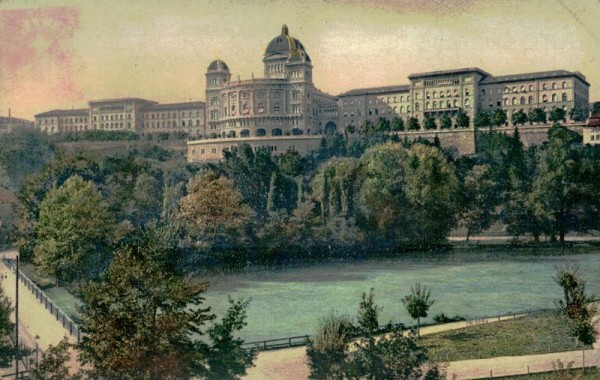 Bern, Der Bundespalast Vorderseite