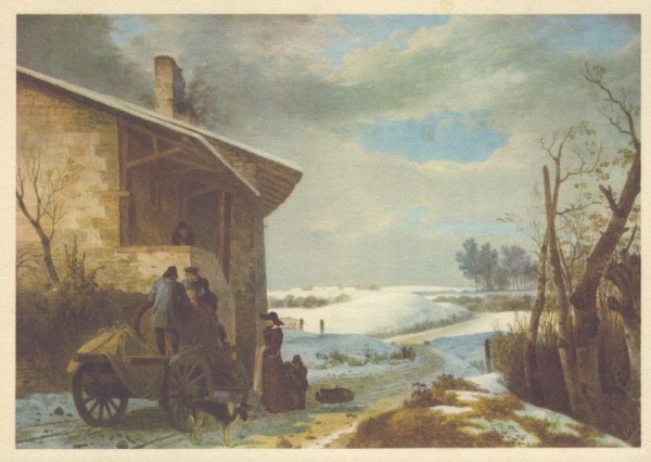 Pro Juventute: Adam W. Toepffer, Winterlantschaft Vorderseite