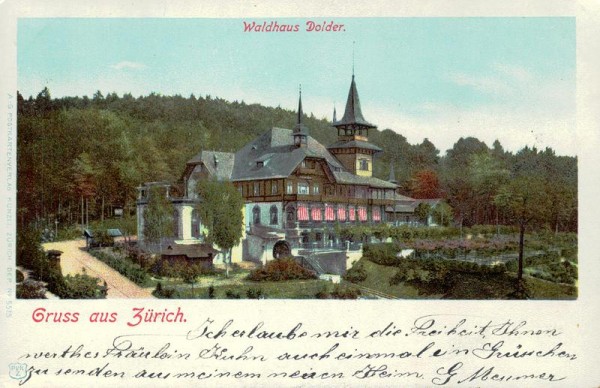 Gruss aus Zürich Vorderseite