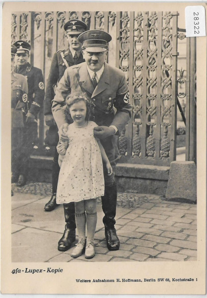 Hitler mit Mädchen - Agfa-Kopie