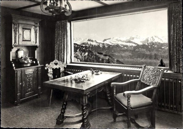 Rigi-Kaltbad, Terrassen-Hotel Bergsonne Vorderseite