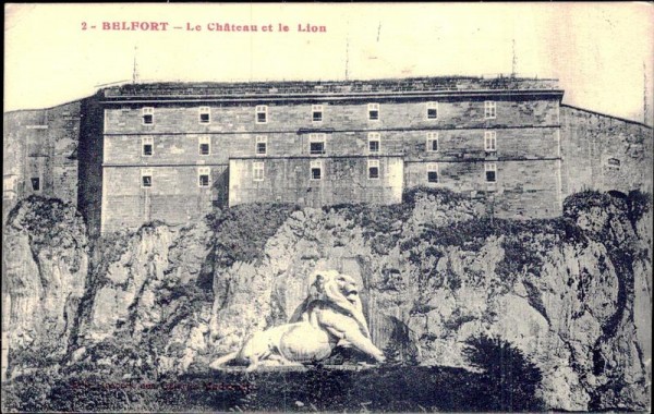 Belfort - Le Chateau et le Lion Vorderseite