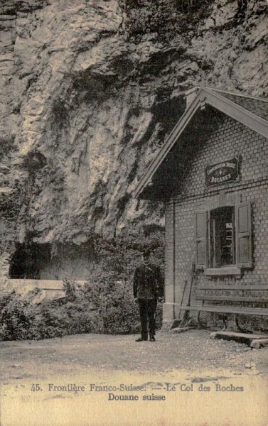 Douane suisse, Le Col de Roches Vorderseite