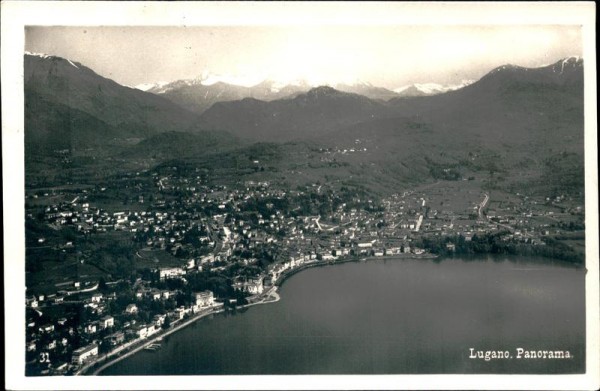 Lugano, Panorama Vorderseite