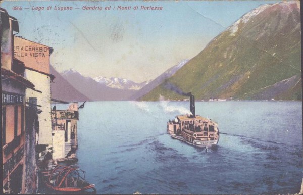 Lago die Lugano, Gandria ed i Monti di Porlezza Vorderseite