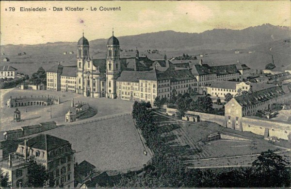 Einsiedeln - Das Kloster - Le Couvent Vorderseite