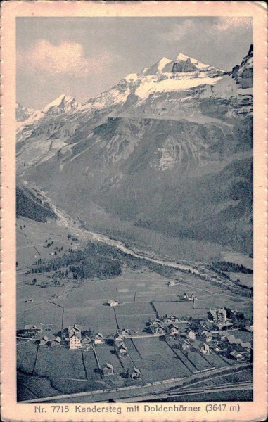 Kandersteg mit Doldenhörner Vorderseite