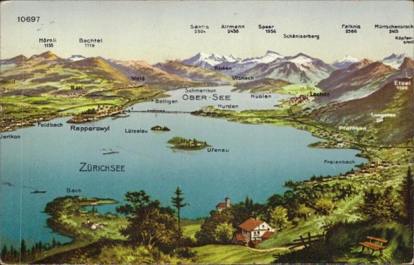 Zürichsee Vorderseite