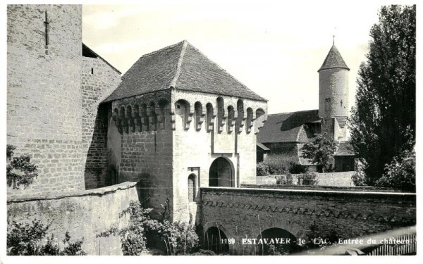 Estavayer-le-Lac, Entrée du chateau Vorderseite