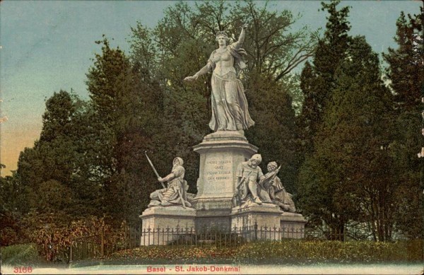 Basel - St. Jakob-Denkmal Vorderseite