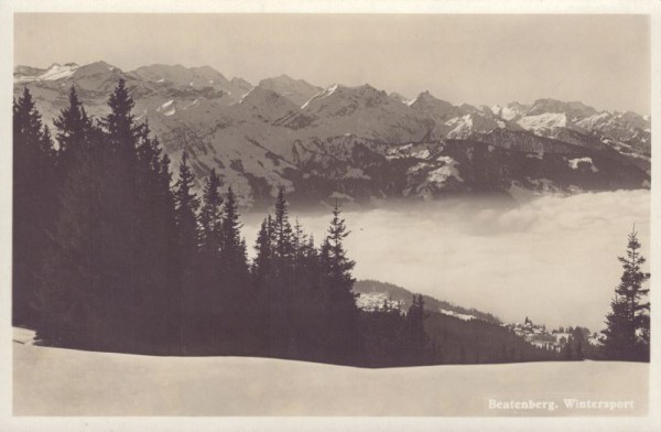 Beatenberg. Wintersport